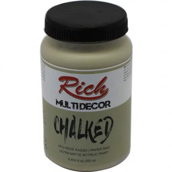 Rich Multi Decor Chalked Ultra Mat Akrilik 250 cc 4512 Kese Kağıdı