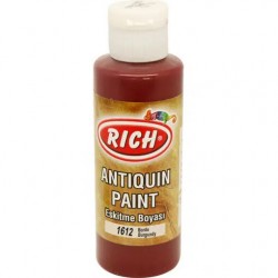 Rich 1612 Bordo 130 ml Antiquin Eskitme Ahşap Boyası