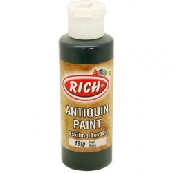 Rich 1610 Yeşil 130 ml Antiquin Eskitme Ahşap Boyası