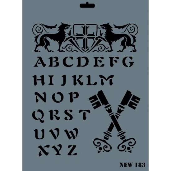 Rich New Seri N-183 Stencil